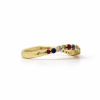 Rainbow Sapphire Eternity Ring 2