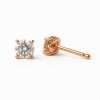 9K RG 0.66 Ct Diamond Studs