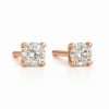 9K RG 0.66 Ct Diamond Studs