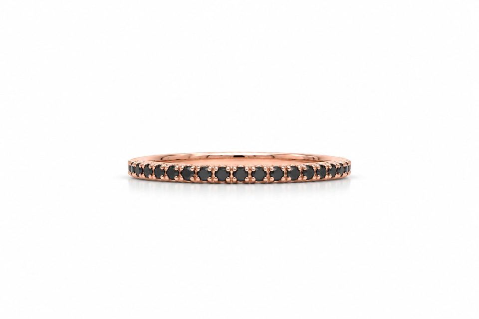 9K Gold 0.32 Ct Diamond Eternity Ring