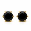 Black Diamond Stud Earrings
