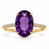 Amethyst Oval 2