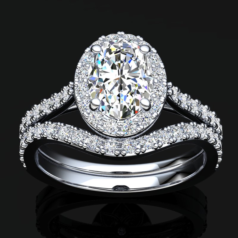Curved Diamond Band