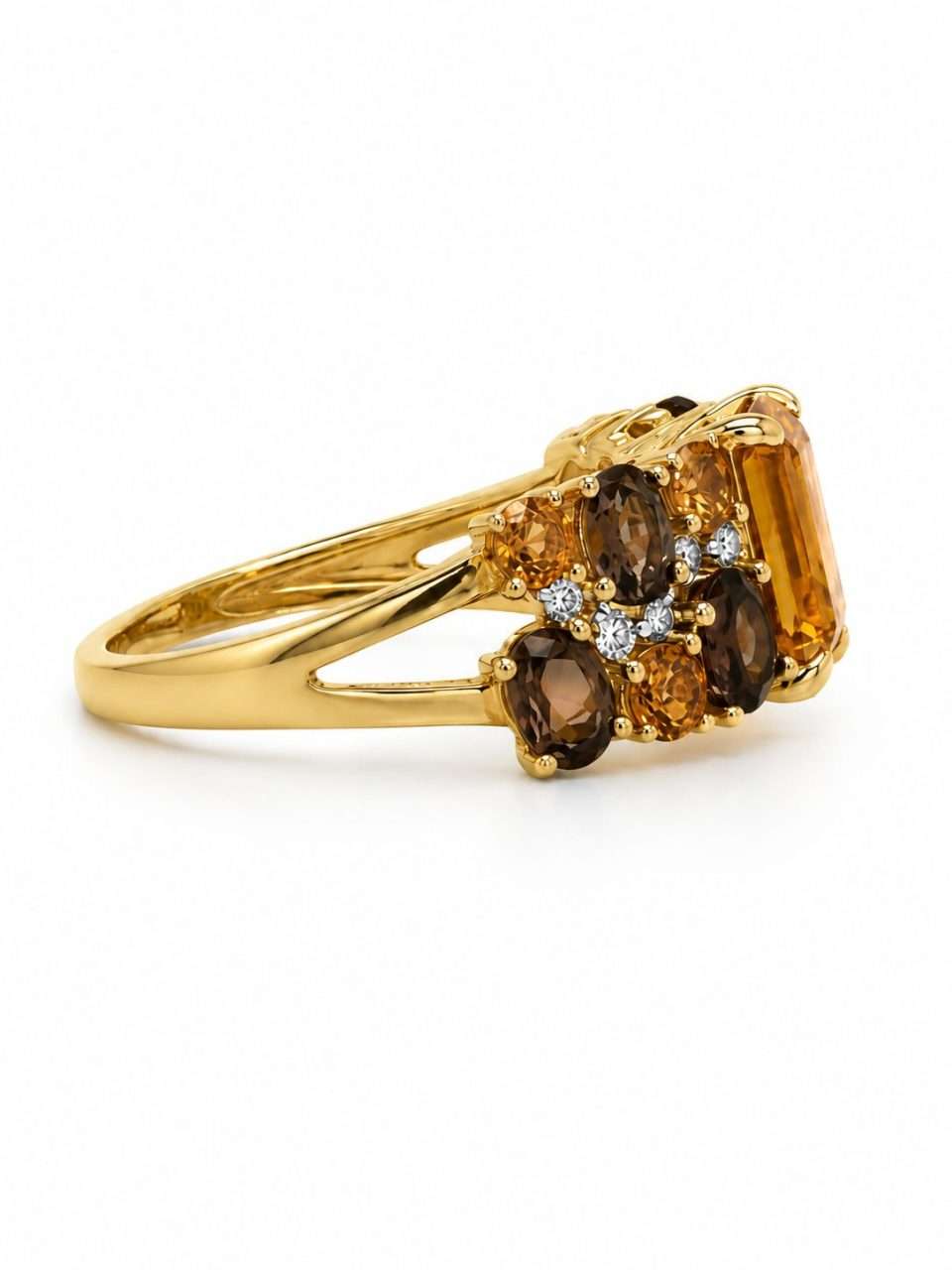 Citrine and Smoky Quartz 1