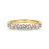 Gold 5 Stone Diamond Eternity Ring - 0.30 Lab:Nat 1