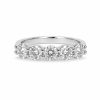 Gold 5 Stone Diamond Eternity Ring - 0.40 Lab:Nat 1