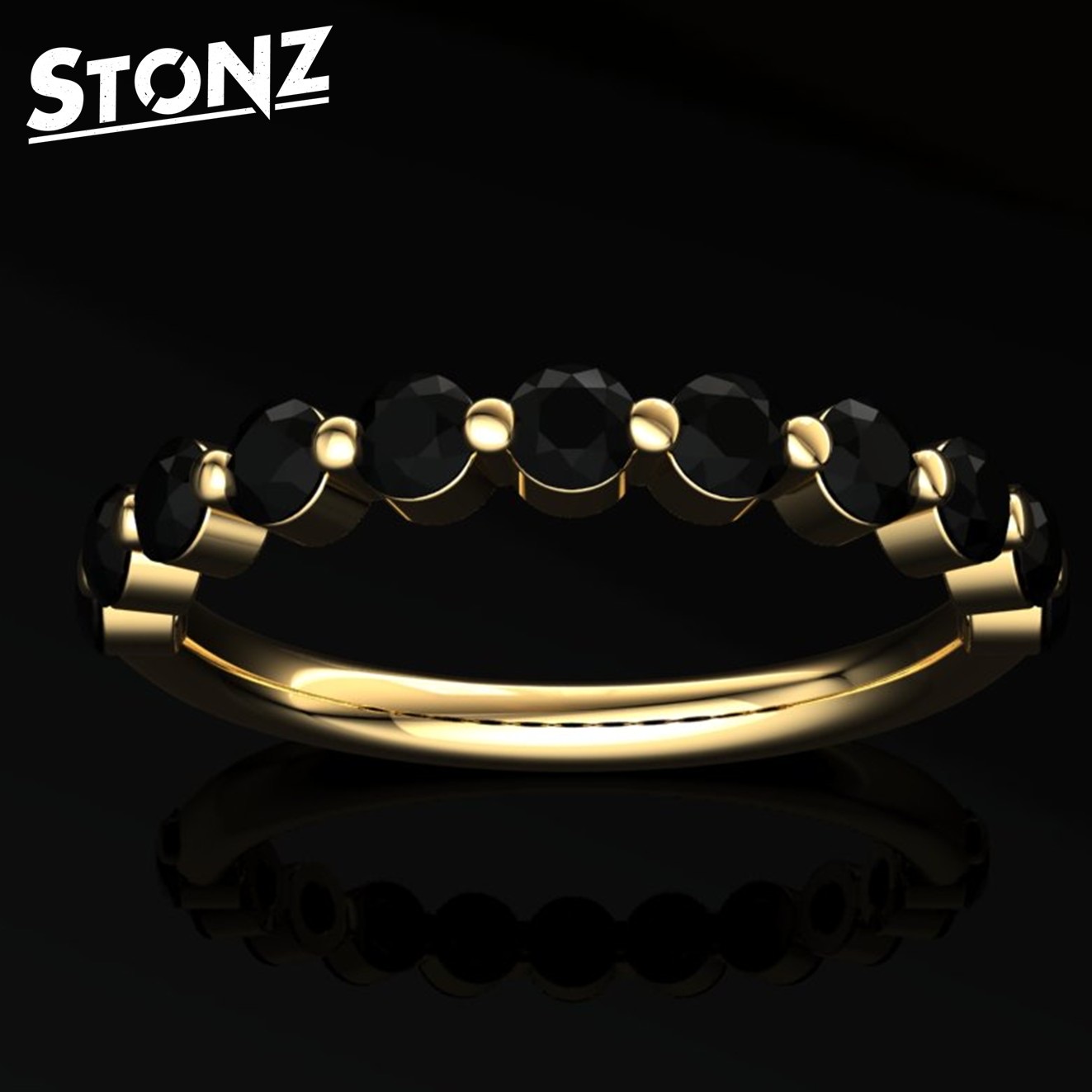 Single Prong Eternity Band