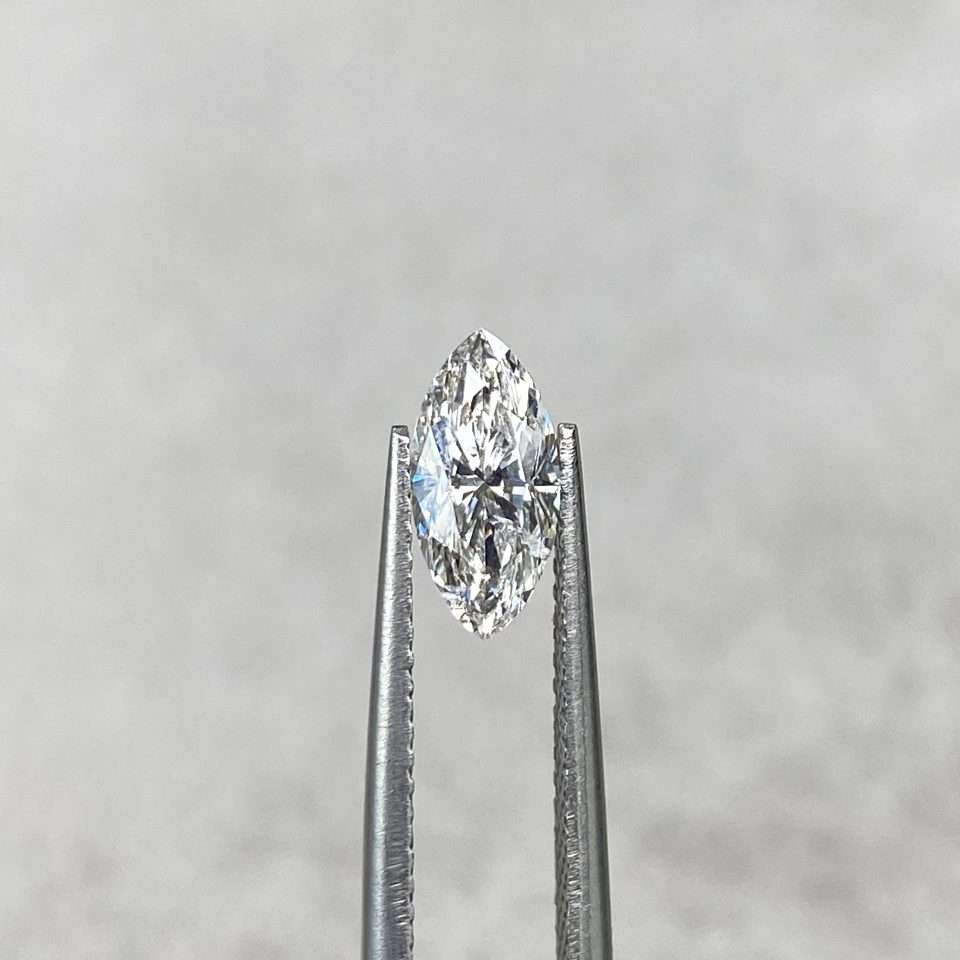 0.90 Ct Marquise F/I1 Natural Diamond (DIA Certified)
