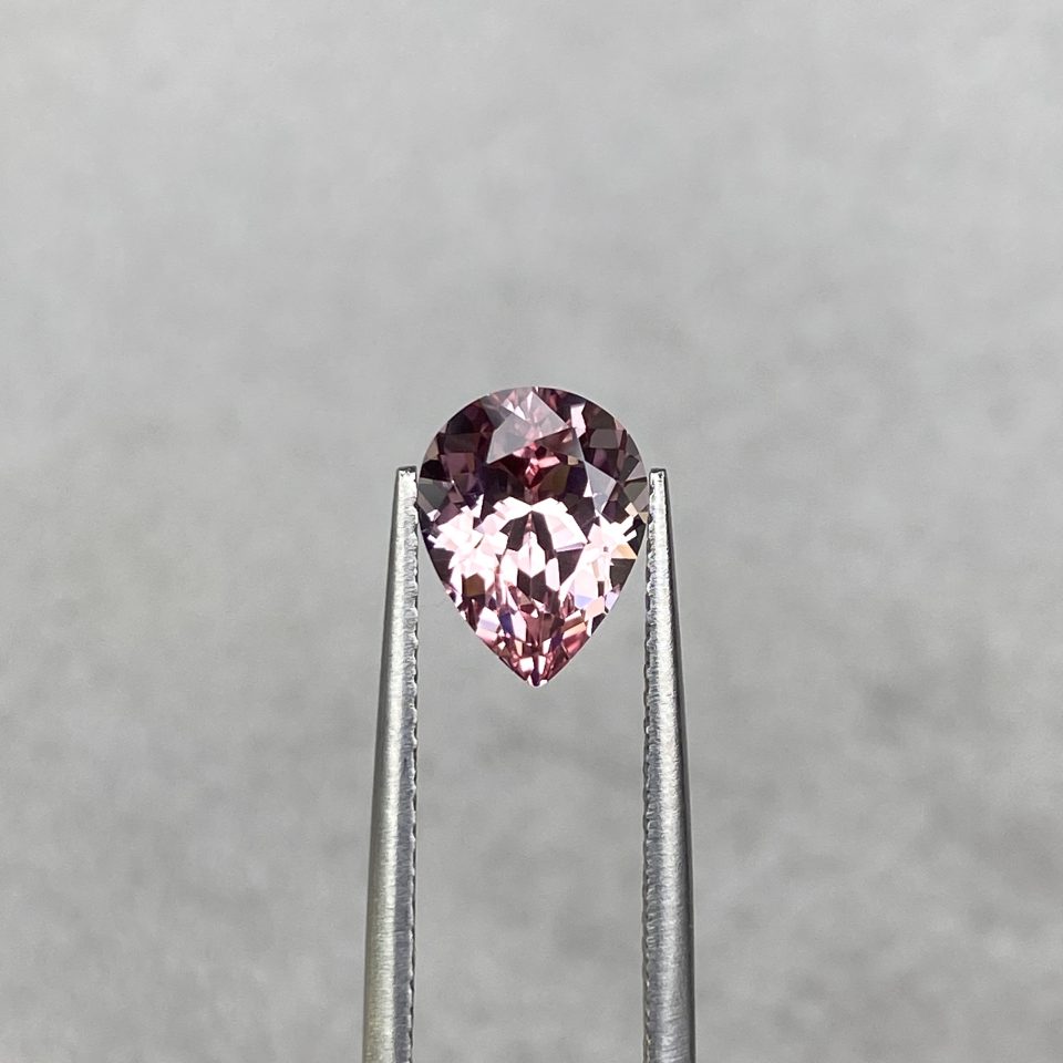 2.21 Ct Pink Pear Cut Lab-Grown Sapphire (NDI Certified)