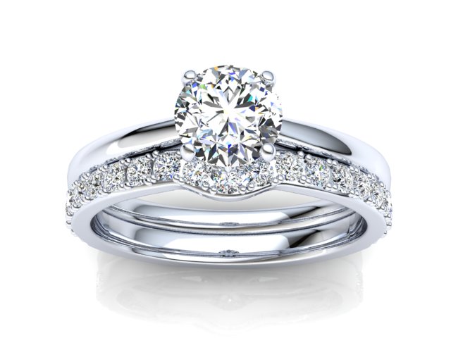 Curved Diamond Band