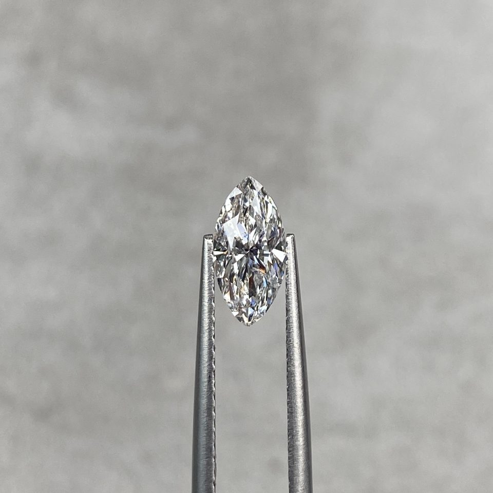 0.90 Ct Marquise Cut F/I1 Natural Diamond (DIA Certified)