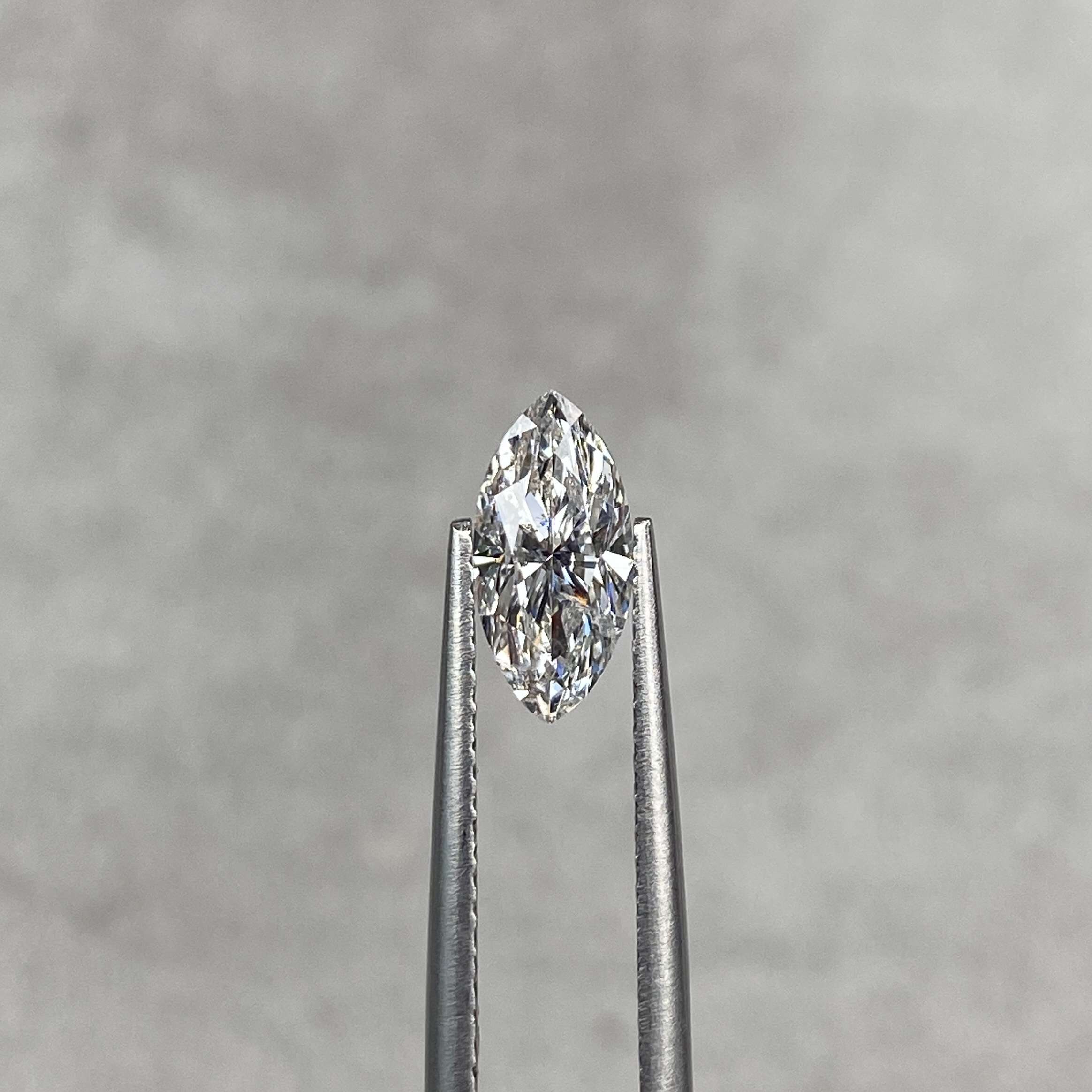 0.90 Ct Marquise Cut F/I1 Natural Diamond (DIA Certified)