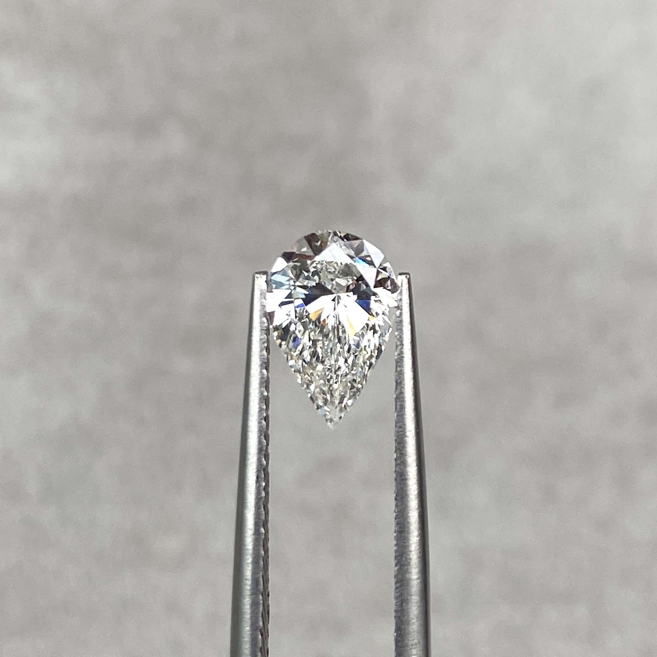 1.00 Ct Pear Cut G/SI2 Natural Diamond (DIA Certified)