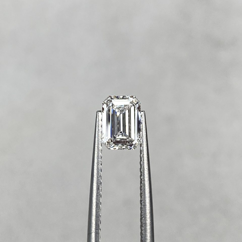 0.81 Ct Emerald Cut G/VVS2 Natural Diamond (GIA Certified)